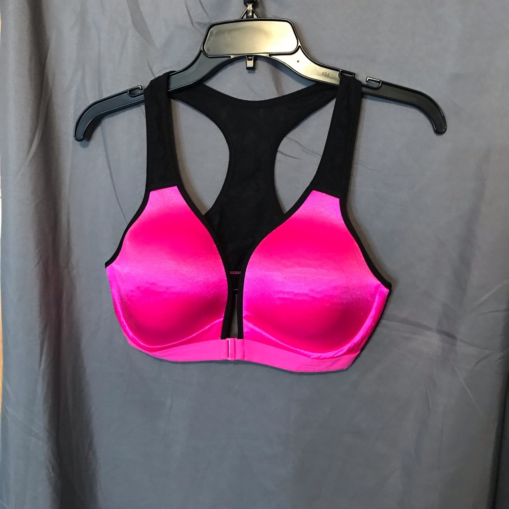 💓⬛️Neon Pink&Black Lace Sports Bra💓◾️